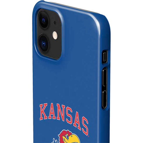 University of Kansas Collegiate Text iPhone 12 Mini Lite Case