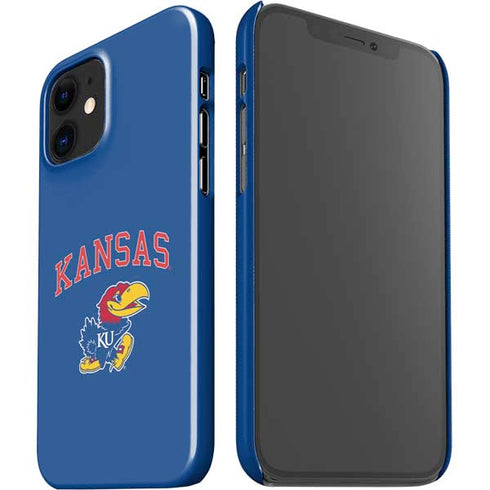 University of Kansas Collegiate Text iPhone 12 Mini Lite Case