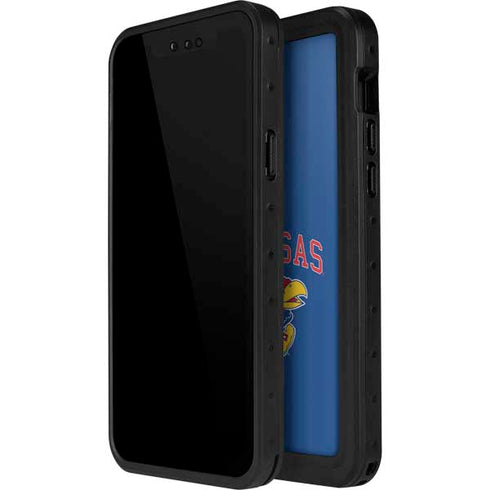 University of Kansas Collegiate Text iPhone 12 Mini Waterproof Case