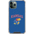 University of Kansas Collegiate Text iPhone 12 Pro Clear Case