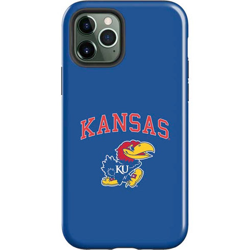 University of Kansas Collegiate Text iPhone 12 Pro Impact Case