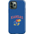University of Kansas Collegiate Text iPhone 12 Pro Impact Case