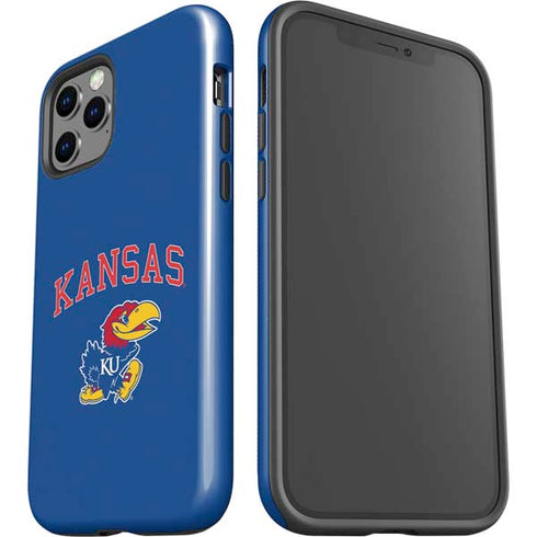 University of Kansas Collegiate Text iPhone 12 Pro Impact Case