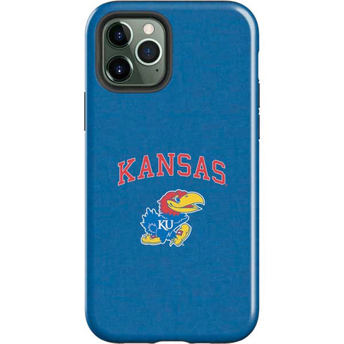 University of Kansas Collegiate Text iPhone 12 Pro Max Impact Case