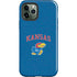 University of Kansas Collegiate Text iPhone 12 Pro Max Impact Case