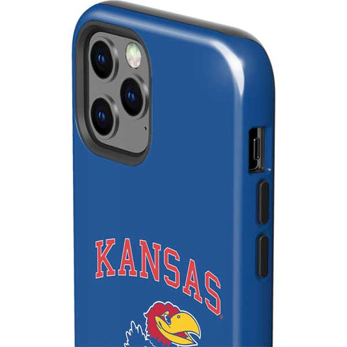 University of Kansas Collegiate Text iPhone 12 Pro Max Impact Case