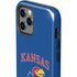 University of Kansas Collegiate Text iPhone 12 Pro Max Impact Case