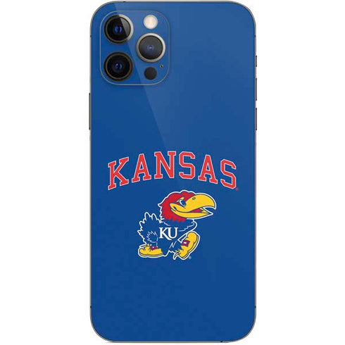 University of Kansas Collegiate Text iPhone 12 Pro Skin