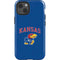 University of Kansas Collegiate Text iPhone 13 Impact Case