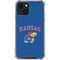 University of Kansas Collegiate Text iPhone 13 Mini Clear Case