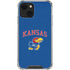 University of Kansas Collegiate Text iPhone 13 Mini Clear Case