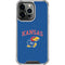 University of Kansas Collegiate Text iPhone 13 Pro Clear Case