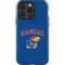 University of Kansas Collegiate Text iPhone 13 Pro Impact Case