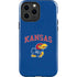 University of Kansas Collegiate Text iPhone 13 Pro Max Impact Case