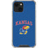 University of Kansas Collegiate Text iPhone 14 Clear Case