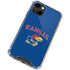 University of Kansas Collegiate Text iPhone 14 Clear Case