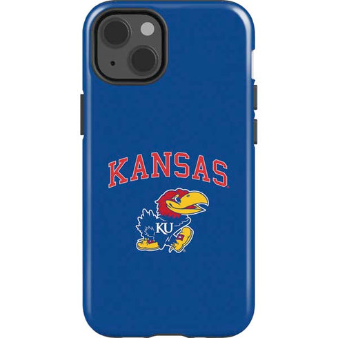 University of Kansas Collegiate Text iPhone 15 Impact Case