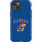 University of Kansas Collegiate Text iPhone 14 Impact Case