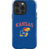 University of Kansas Collegiate Text iPhone 15 Pro Impact Case