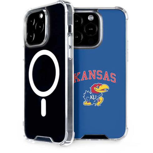 University of Kansas Collegiate Text iPhone 14 Pro MagSafe Case