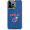 University of Kansas Collegiate Text iPhone 15 Pro Max Clear Case