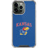 University of Kansas Collegiate Text iPhone 14 Pro Max Clear Case