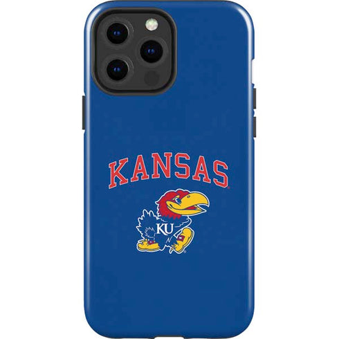 University of Kansas Collegiate Text iPhone 15 Pro Max Impact Case