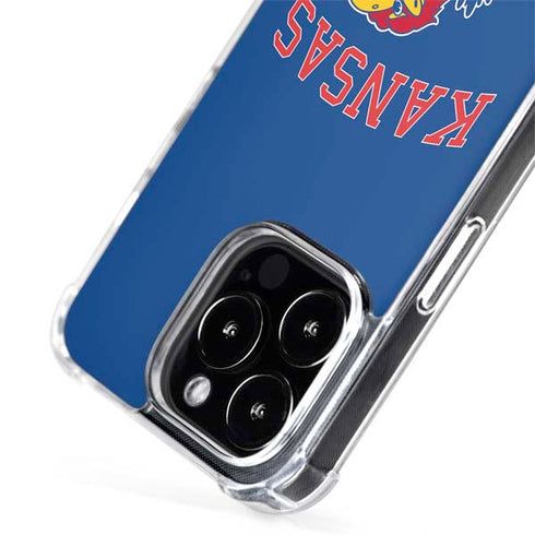 University of Kansas Collegiate Text iPhone 15 Pro Max MagSafe Case