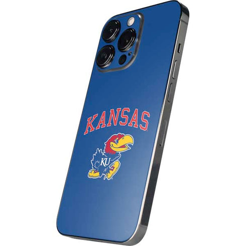 University of Kansas Collegiate Text iPhone 14 Pro Max Skin