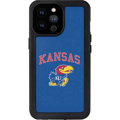 University of Kansas Collegiate Text iPhone 14 Pro Max Waterproof Case