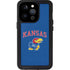University of Kansas Collegiate Text iPhone 14 Pro Waterproof Case