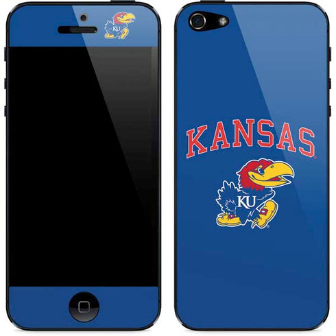 University of Kansas Collegiate Text iPhone 5/5s/5SE Skin