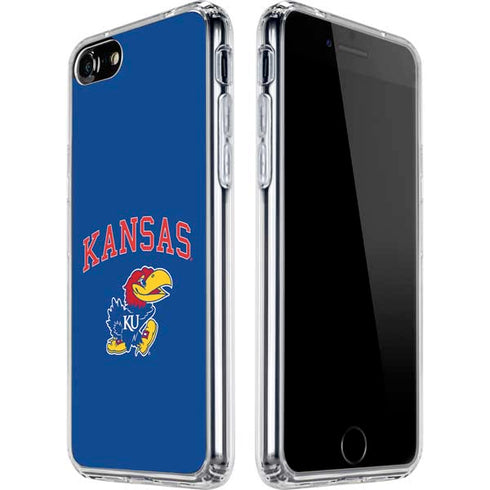 University of Kansas Collegiate Text iPhone SE (2nd & 3rd Gen) Clear Case