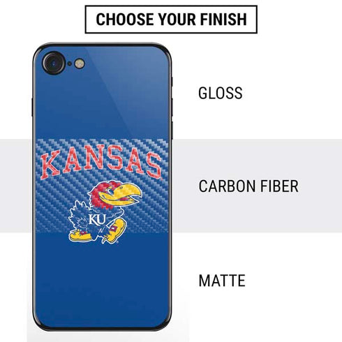University of Kansas Collegiate Text iPhone SE (2nd & 3rd Gen) Skin