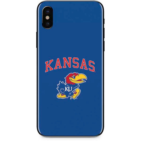 University of Kansas Collegiate Text iPhone X Skin