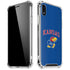 University of Kansas Collegiate Text iPhone XR Clear Case