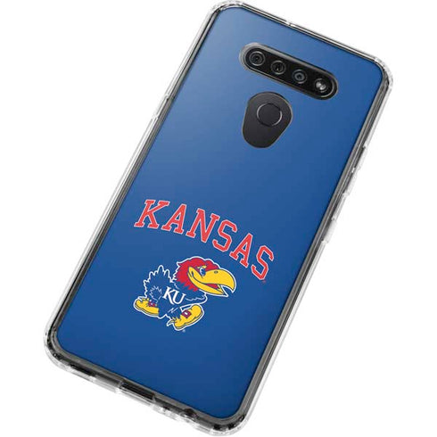 University of Kansas Collegiate Text LG K51/Q51 Clear Case