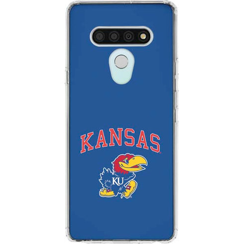 University of Kansas Collegiate Text LG Stylo 6 Clear Case