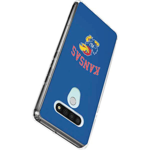 University of Kansas Collegiate Text LG Stylo 6 Clear Case