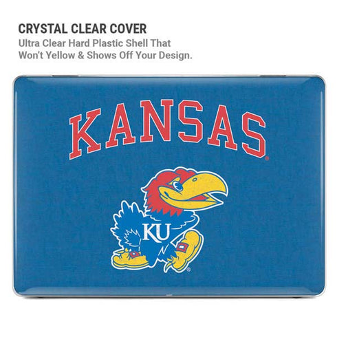 University of Kansas Collegiate Text MacBook Air 13in M1 (2021) Case plus Skin