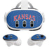 University of Kansas Collegiate Text Meta Quest 3 Skin