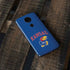 University of Kansas Collegiate Text Moto E5 Plus Skin