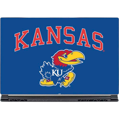 University of Kansas Collegiate Text MSI GS65 Stealth Laptop Skin