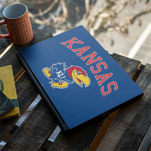 University of Kansas Collegiate Text MSI GS65 Stealth Laptop Skin
