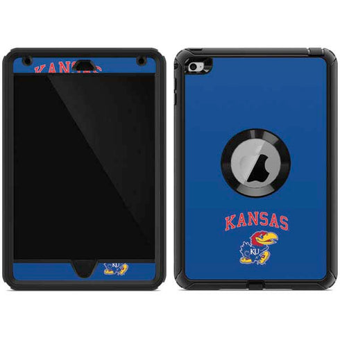 University of Kansas Collegiate Text Otterbox Defender iPad Skin