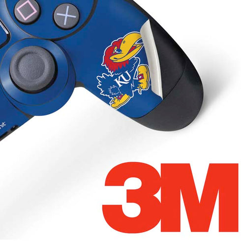 University of Kansas Collegiate Text PS4 Controller Skin