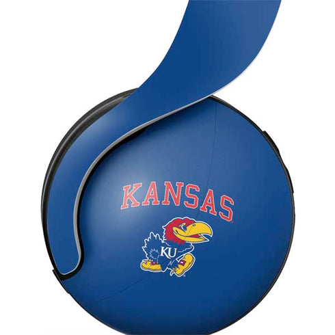 University of Kansas Collegiate Text PULSE 3D Wireless Headset for PS5 Skin