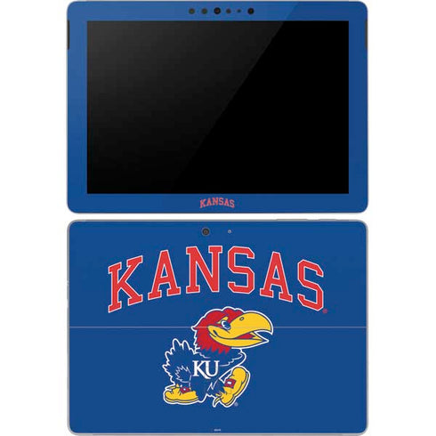 University of Kansas Collegiate Text Surface Go Skin
