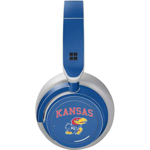 University of Kansas Collegiate Text Surface Headphones Skin