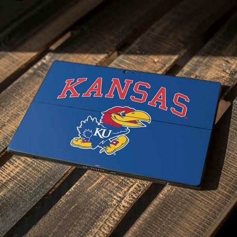 University of Kansas Collegiate Text Surface Pro 6 Skin
